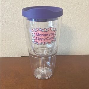 tervis Mommy's Sippy Cup Travel Tumbler with Purple Lid